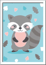 
Ravensburger Paint by Numbers Cute Raccoon 202089V