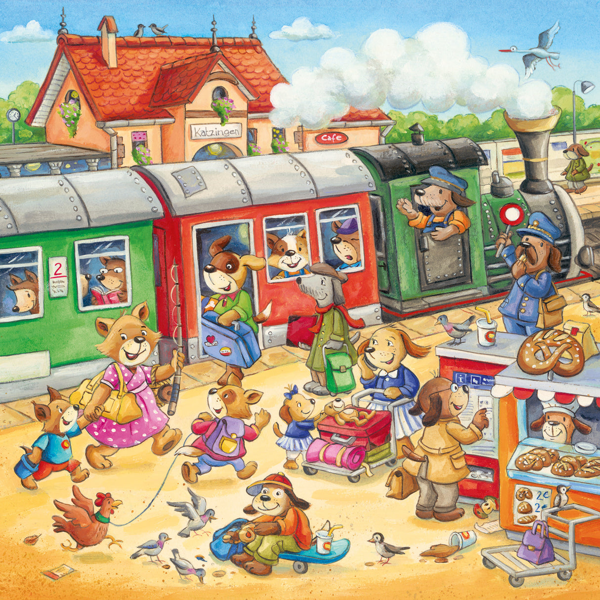 Ravensburger Puzzle 3x49 pc Holidays in the Countryside 052493V