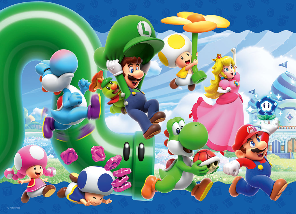Ravensburger Puzzle 4x100 XL Pieces: Super Mario Bros.  Wonder  12004321V