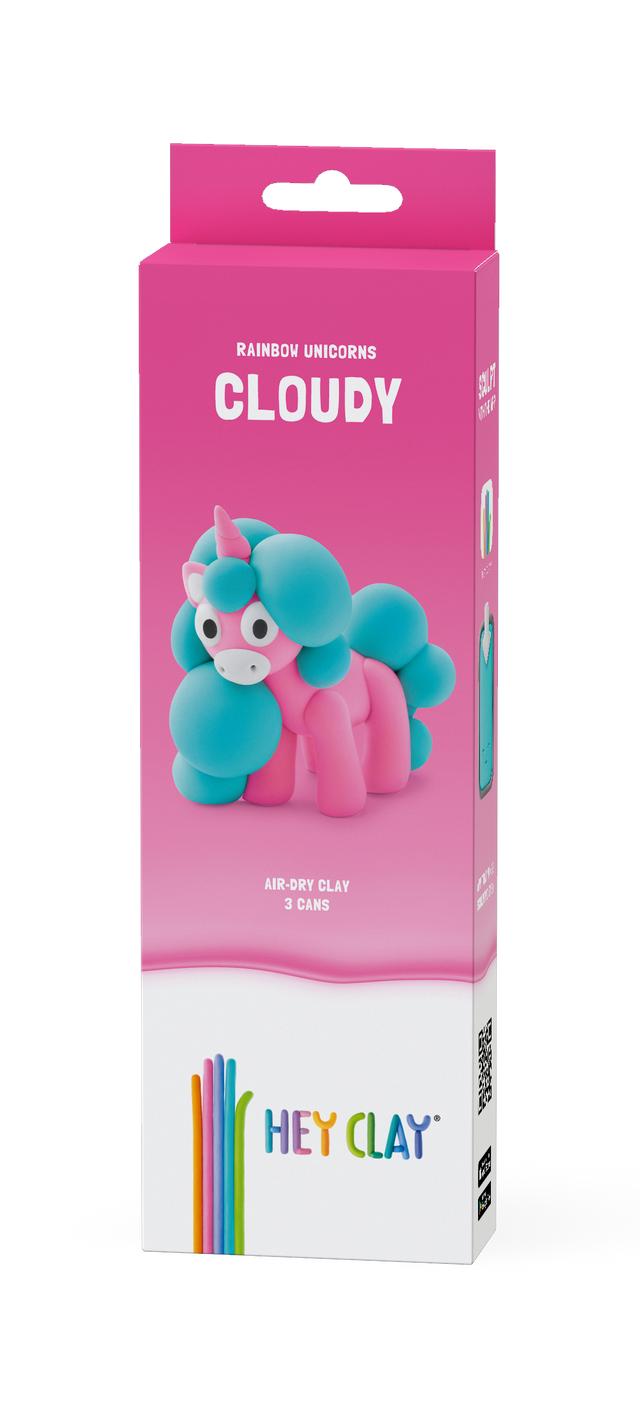 HEY CLAY Modeling Clay Unicorn Cloudy 3 pc 30138E