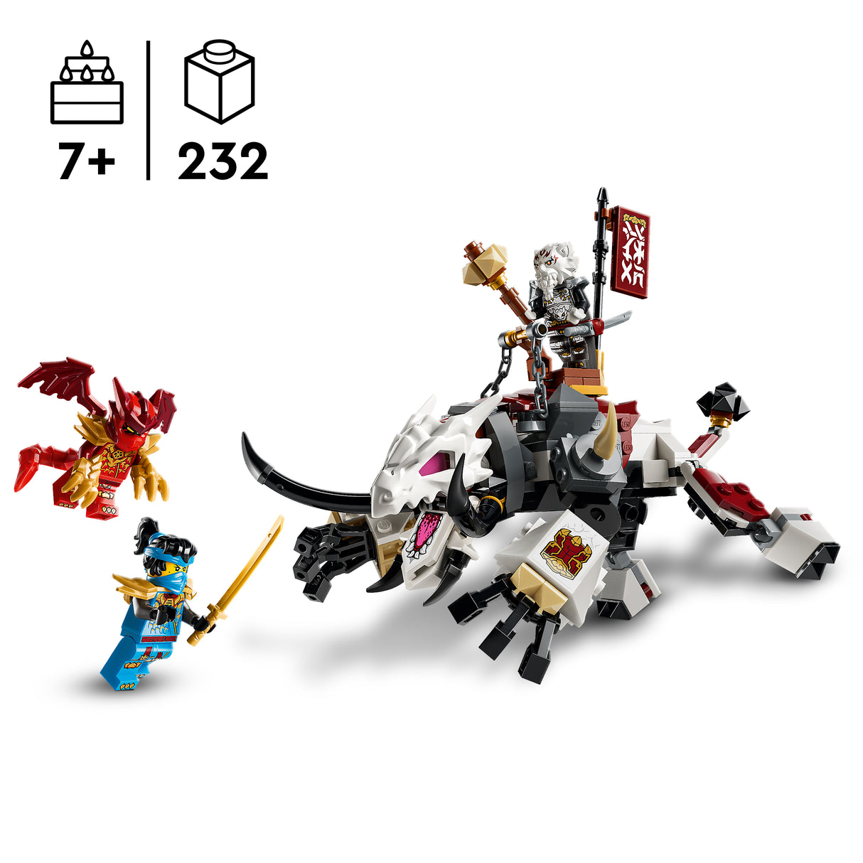 LEGO Ninjago Zilvar and Grimtak the Dragon Beast 71863L