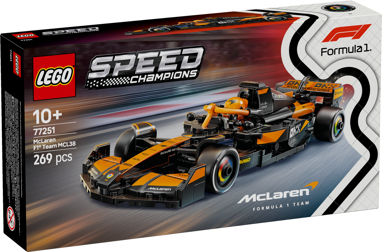 LEGO Speed Champions McLaren F1® Team MCL38 Race Car 77251L