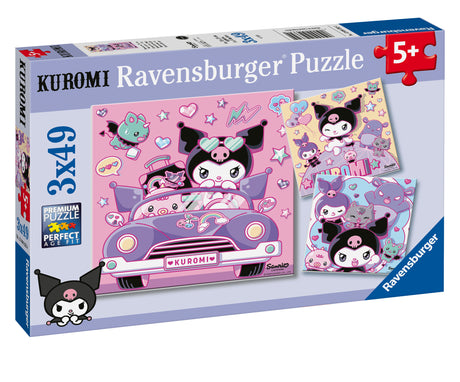 Ravensburger Puzzle 3x49 Pieces: Hello Kitty Kuromi On Tour 12004332V