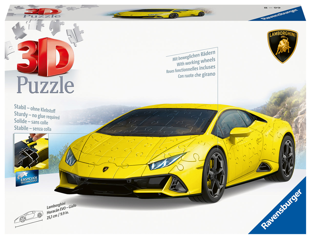 Ravensburger 3D Puzzle Lamborghini Huracan EVO Giallo 115624V