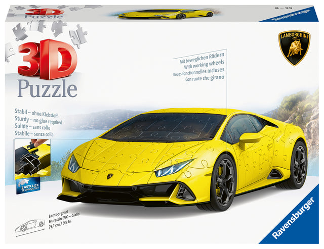 Ravensburger 3D Puzzle Lamborghini Huracan EVO Giallo 115624V