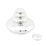 TTS Sensory Mirrored Stacking Pebbles 20pk - Silver EY04238B