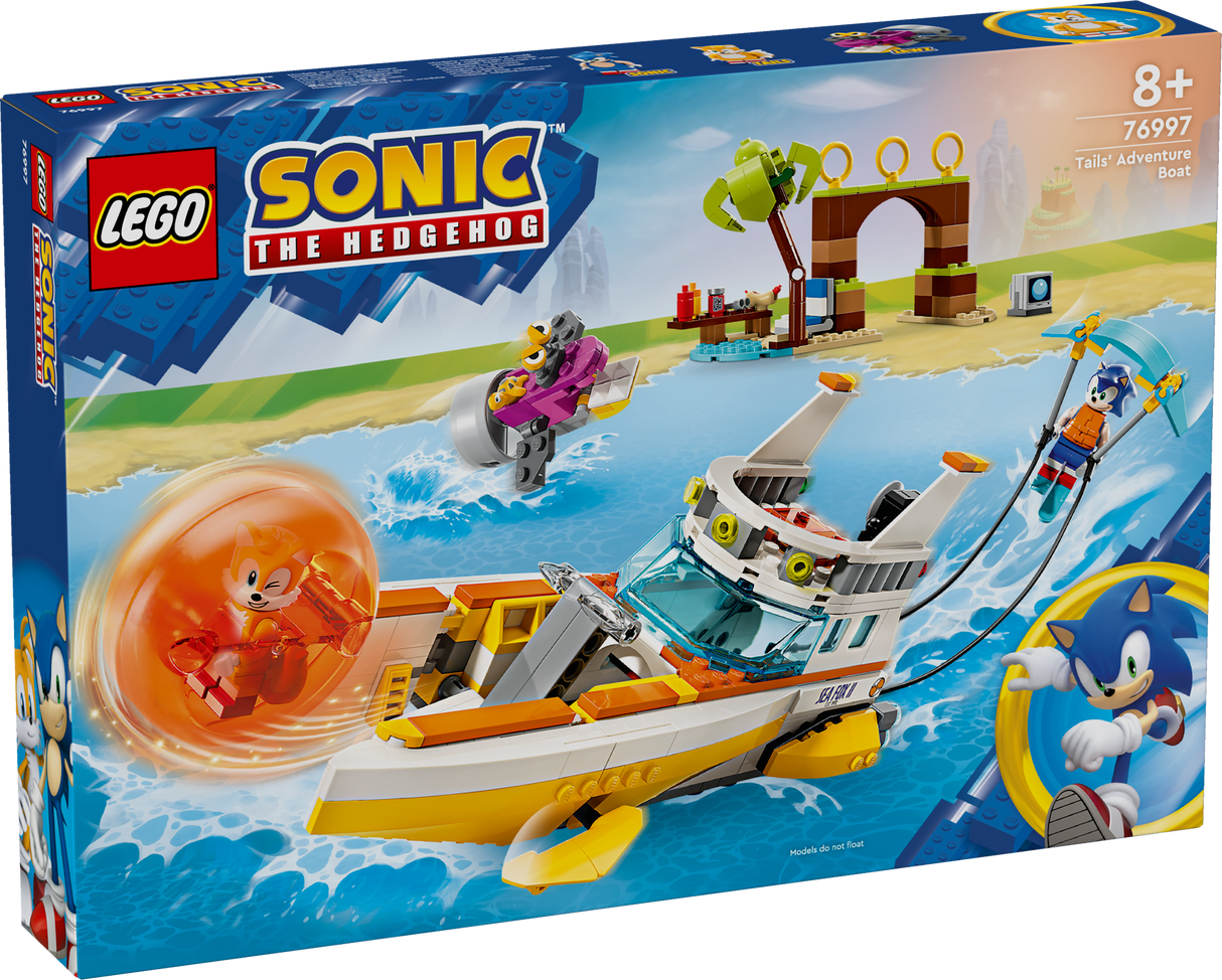LEGO Sonic the Hedgehog Tails' Adventure Boat 76997L