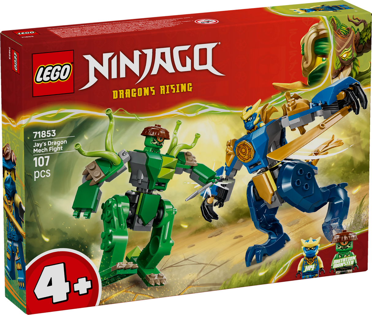 LEGO Ninjago Jay's Dragon Mech Fight 71853L