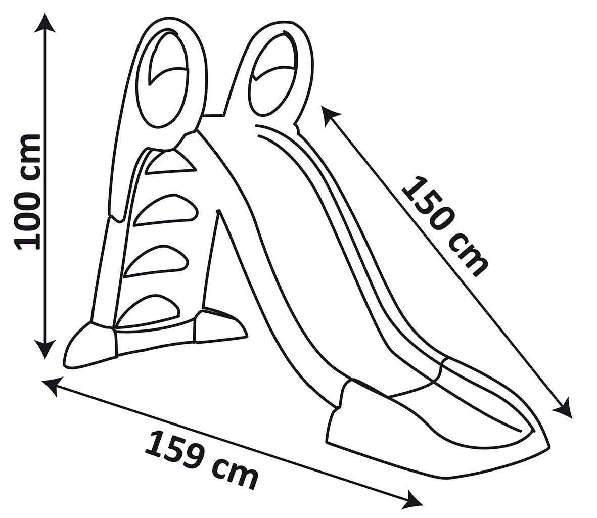 Smoby KS Slide 150 cm. 310262S