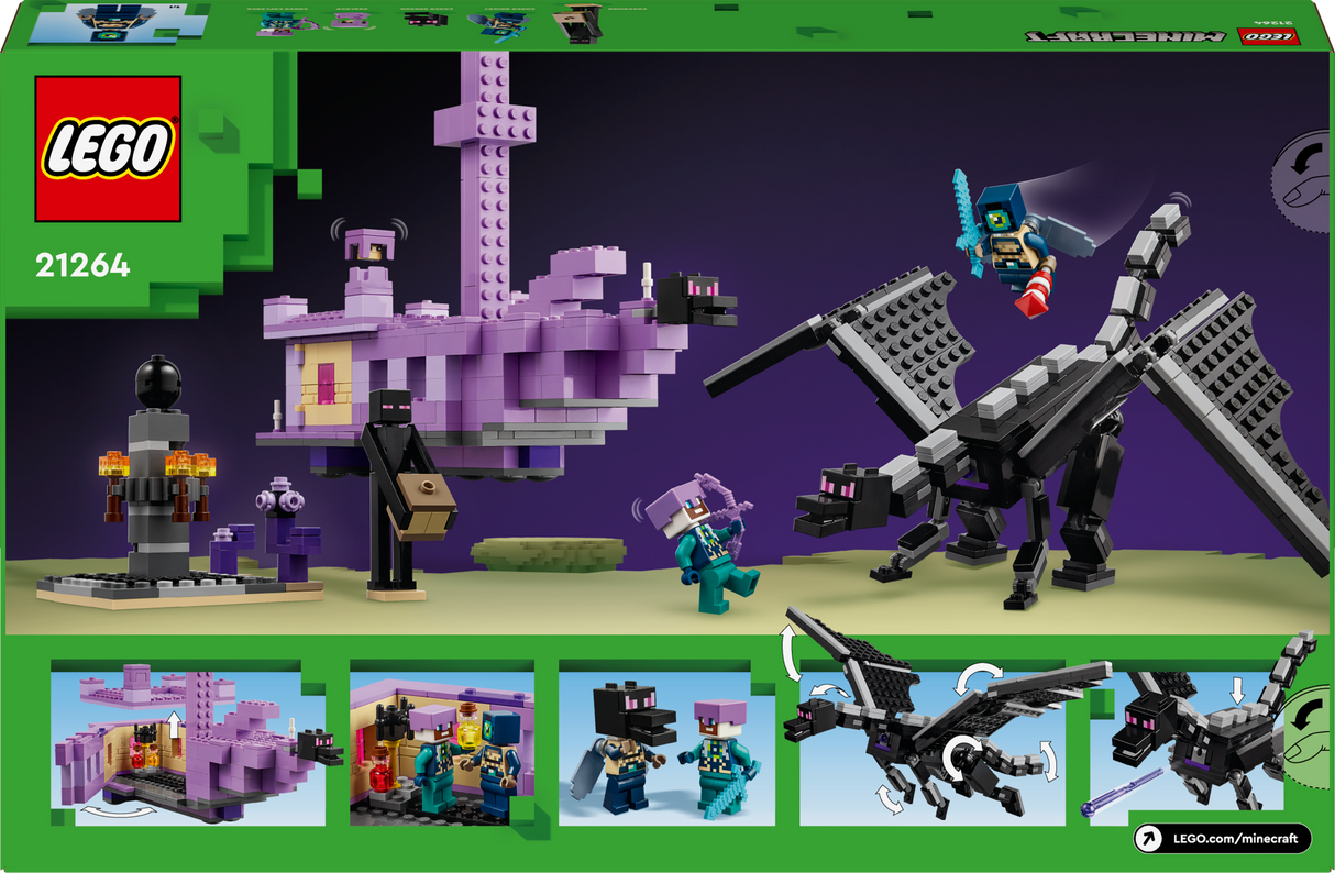 LEGO Minecraft The Ender Dragon and End Ship 21264L