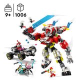 LEGO Dreamzzz Cooper's Tiger Mech & Zero's Hot Rod Car 71497L