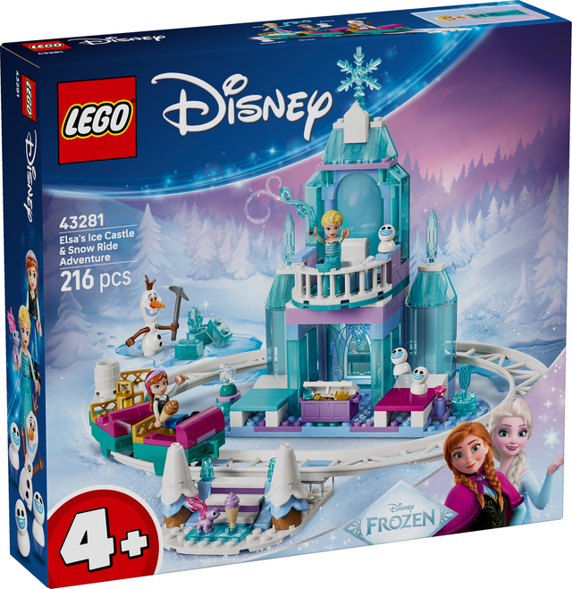 LEGO Disney Elsa's Ice Castle & Snow Ride Adventure 43281L