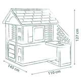 Smoby Playhouse + Kitchen 810738S