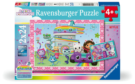 Ravensburger Puzzle 2x24 Pieces: Gabby's Dollhouse 12004112V