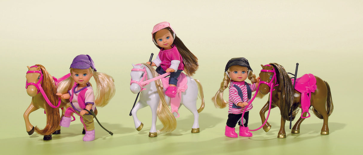 Simba Doll Evi With A Horse 3 Different 105737464B