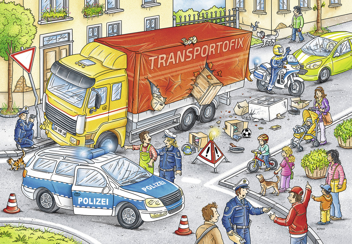 Ravensburger Puzzle 2x24 pc Heroes in Action  078141V