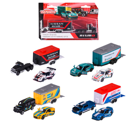 Majorette Racing Car + Trailer 212053111B