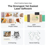 xTool S1 20W Diode Laser Cutter Basic Bundle, Class I P1030504