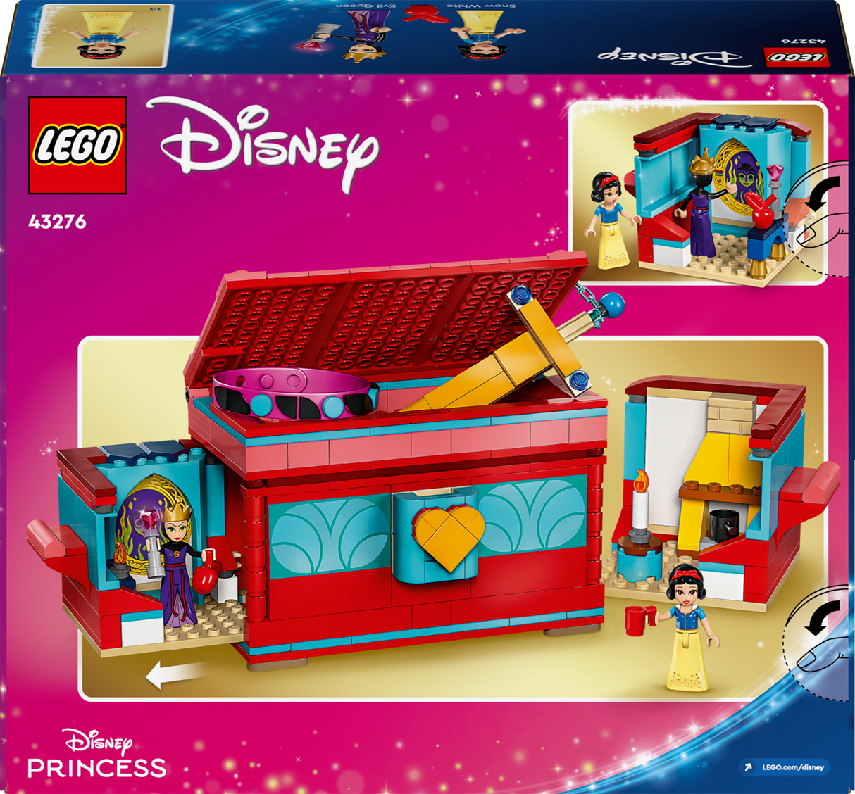 LEGO Disney Snow White's Jewellery Box 43276L