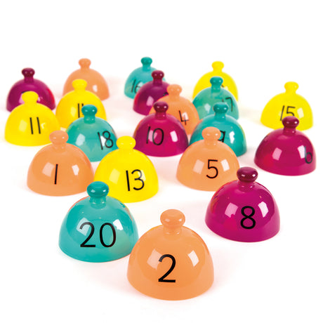 TTS Lightbox Translucent Number Sorting Domes EY07317B