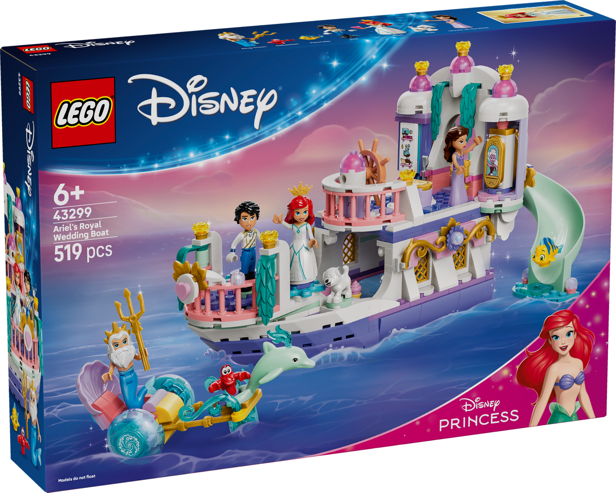 LEGO Disney Princess Ariel’s Royal Wedding Boat 43299L