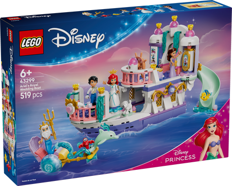 LEGO Disney Princess Ariel’s Royal Wedding Boat 43299L