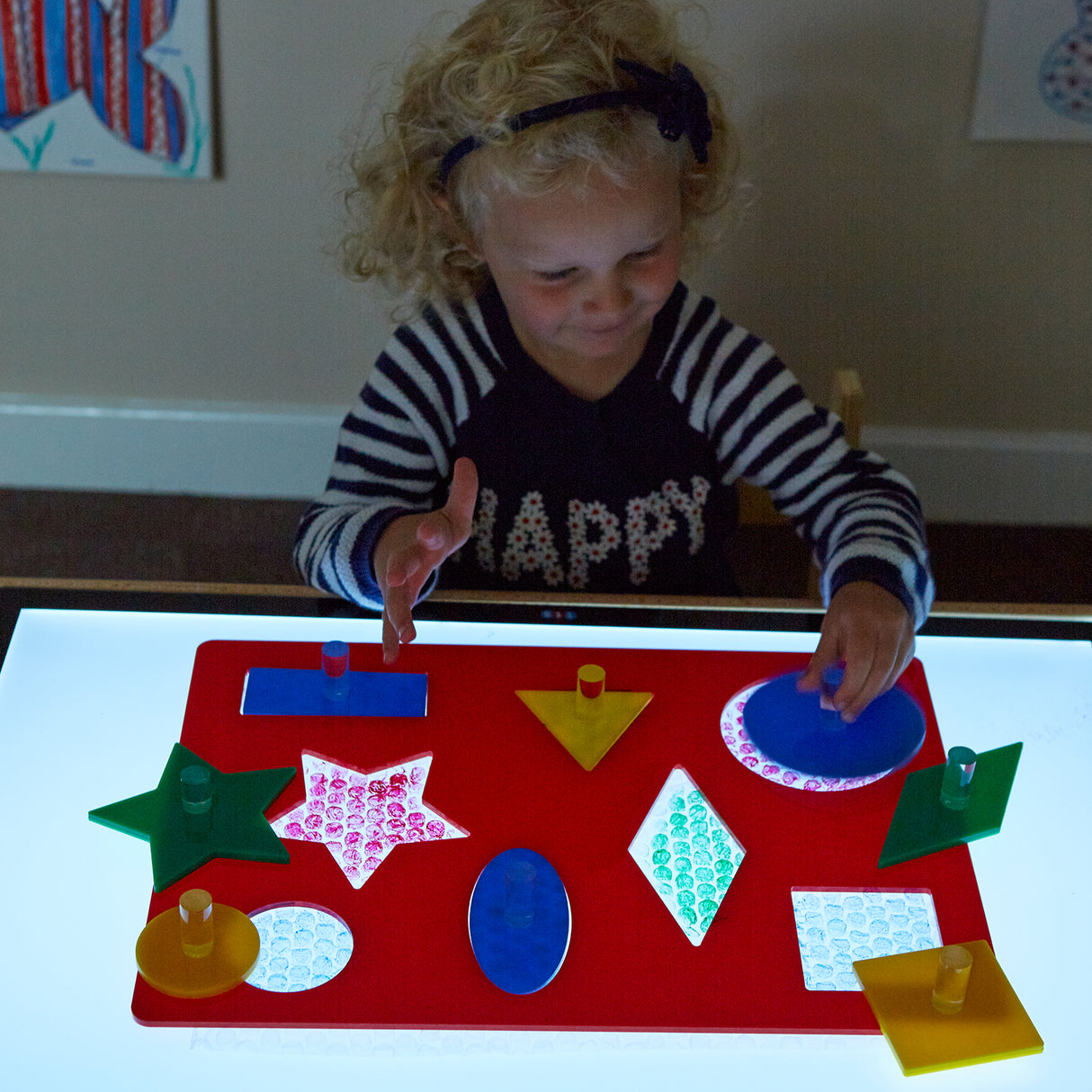 TTS Lightbox Acrylic Shape Sorting Board EY07282B