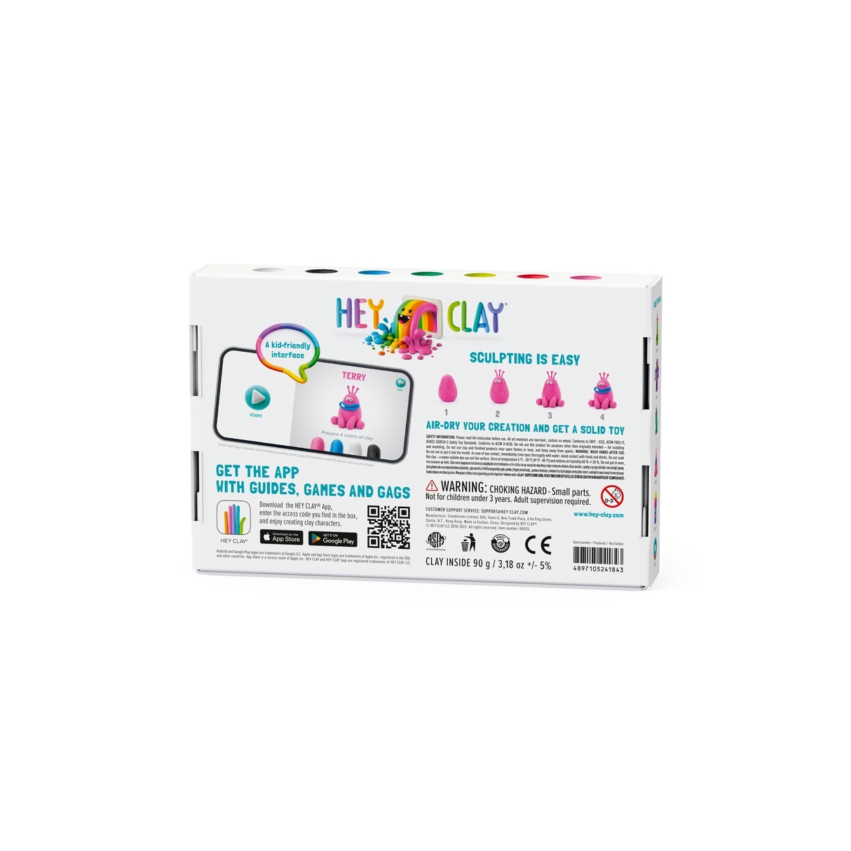 HEY CLAY Modeling Clay Selection of Monsters 60035E