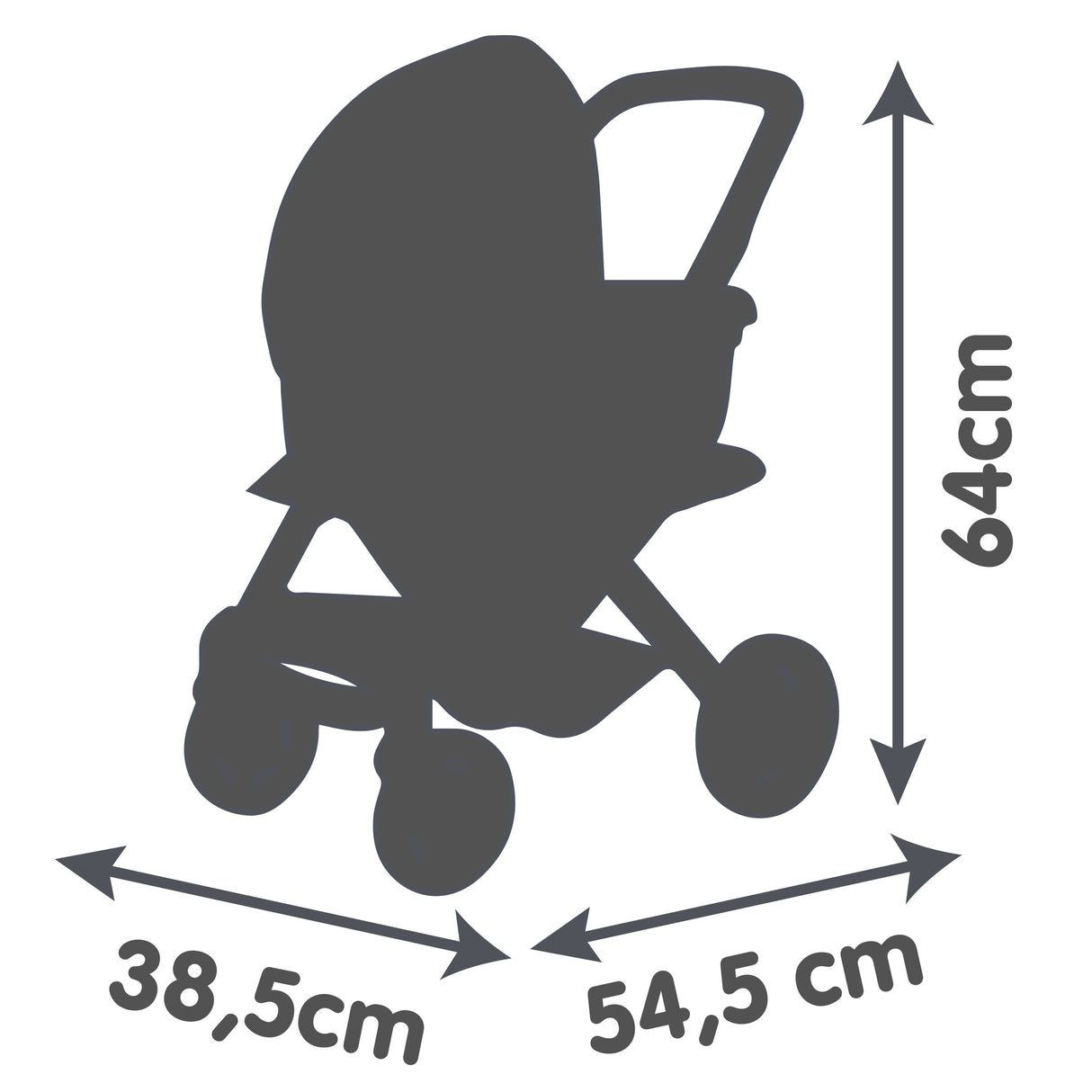 Smoby Maxi-Cosi 3-in-1 Doll Pram Set - Beige 253122S