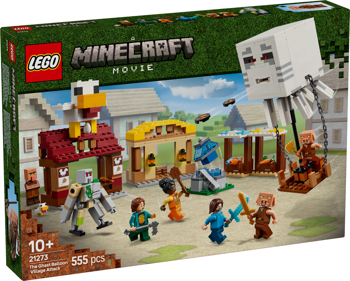 LEGO Minecraft The Ghast Balloon Village Attack 21273L