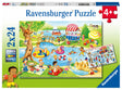 Ravensburger Puzzle 2x24 pc Swimming at Lake 050574V