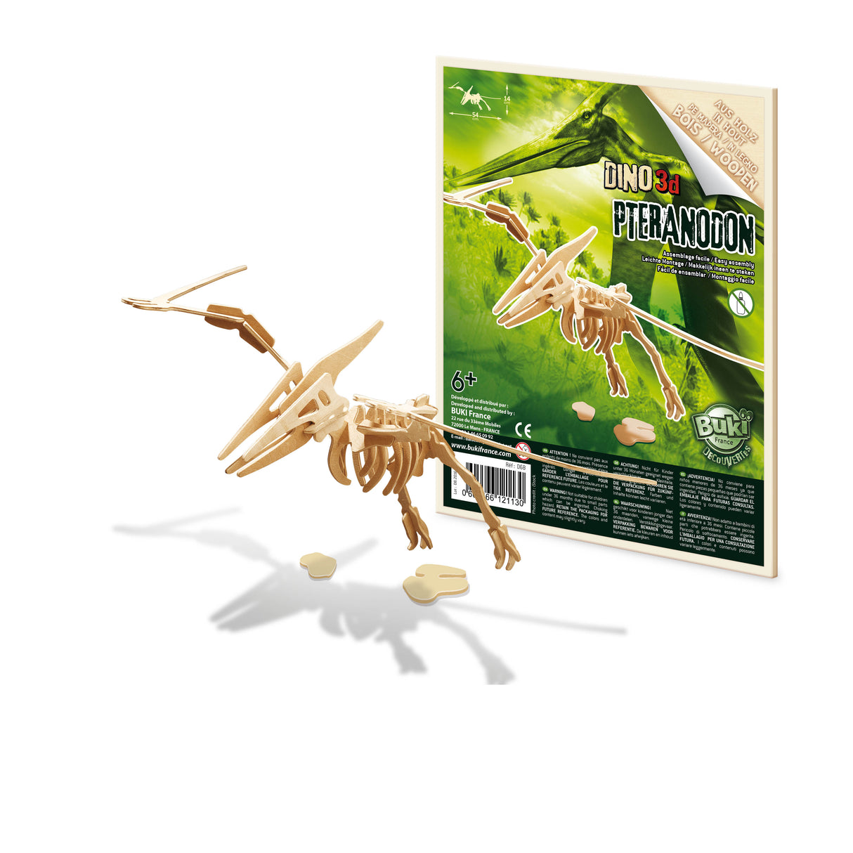 Buki 3D Wooden Dinos D6BI