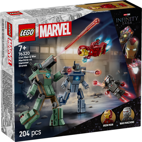 LEGO Super Heroes Iron Man & War Machine vs. Hammer Drones 76320L