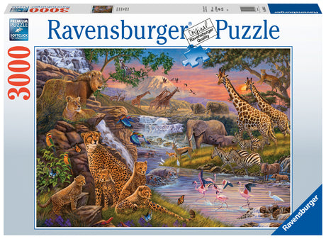 Ravensburger Puzzle 3000 pc Animal Kingdom 164653V