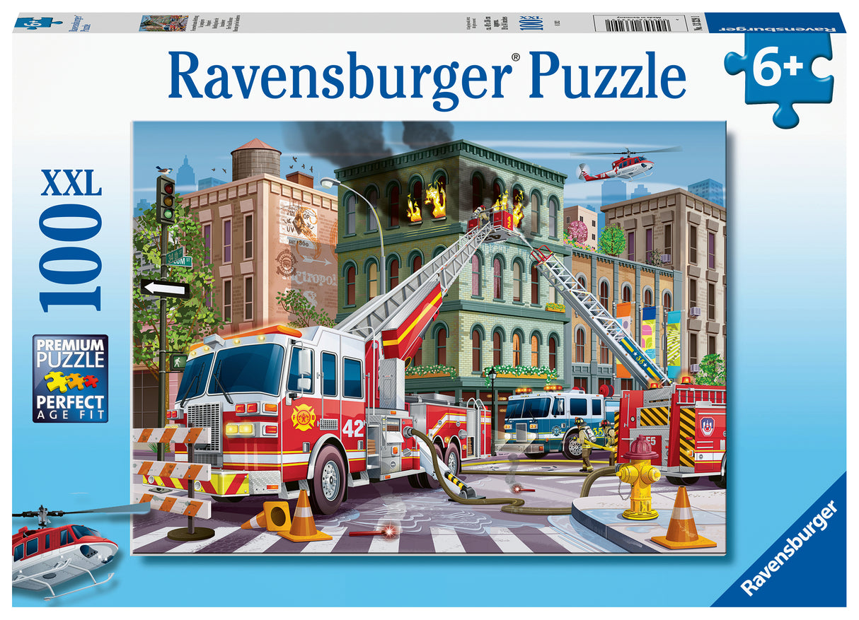 Ravensburger puzzle 100 pc Fire Trucks 133291V