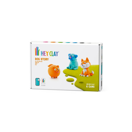 HEY CLAY Modeling Clay 6 pcs: Dog Selection 60047E