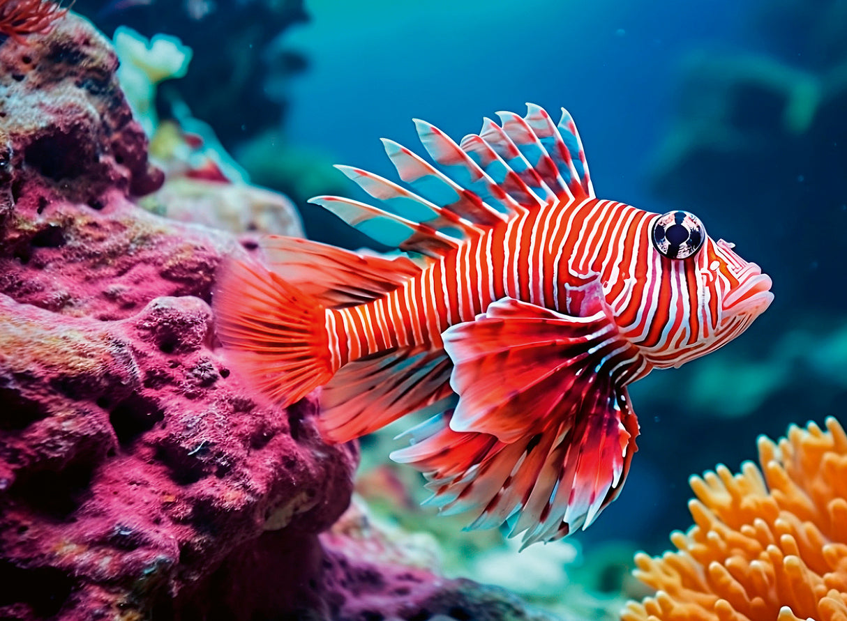Ravensburger Puzzle 500 pc Red Lionfish 12001334V