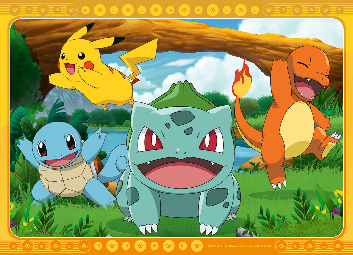 Ravensburger Puzzle 4x100 Pieces: Pokémon Characters 12004286V