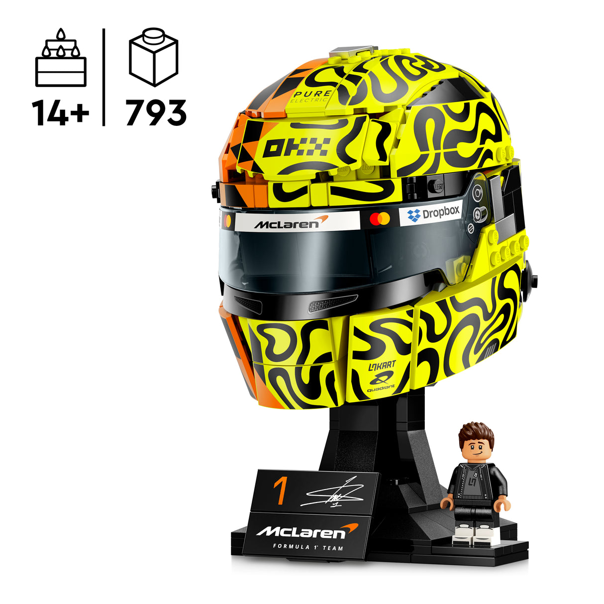 LEGO Editions McLaren Mastercard F1 Team Lando Norris Helmet 43023L