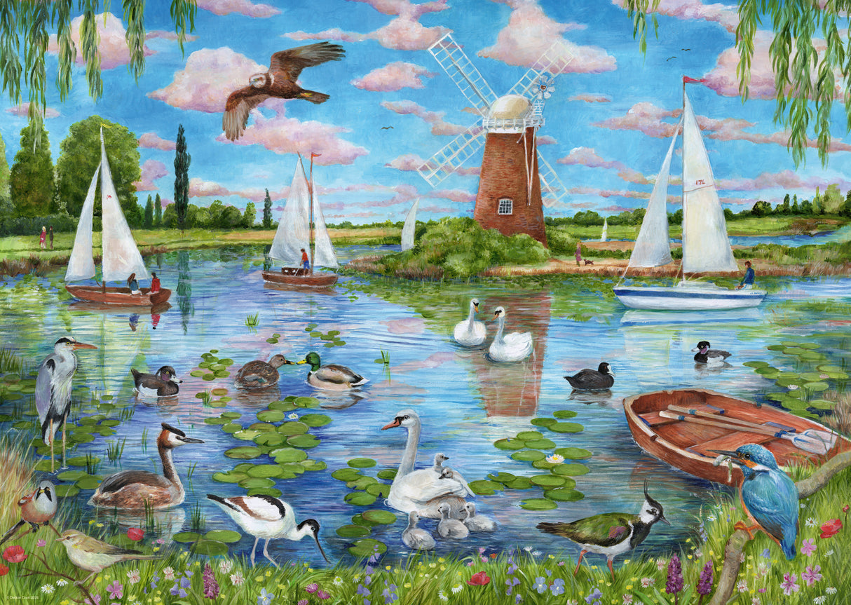 Ravensburger Puzzle 1000 Pieces: Life Along The Broads 12001716V