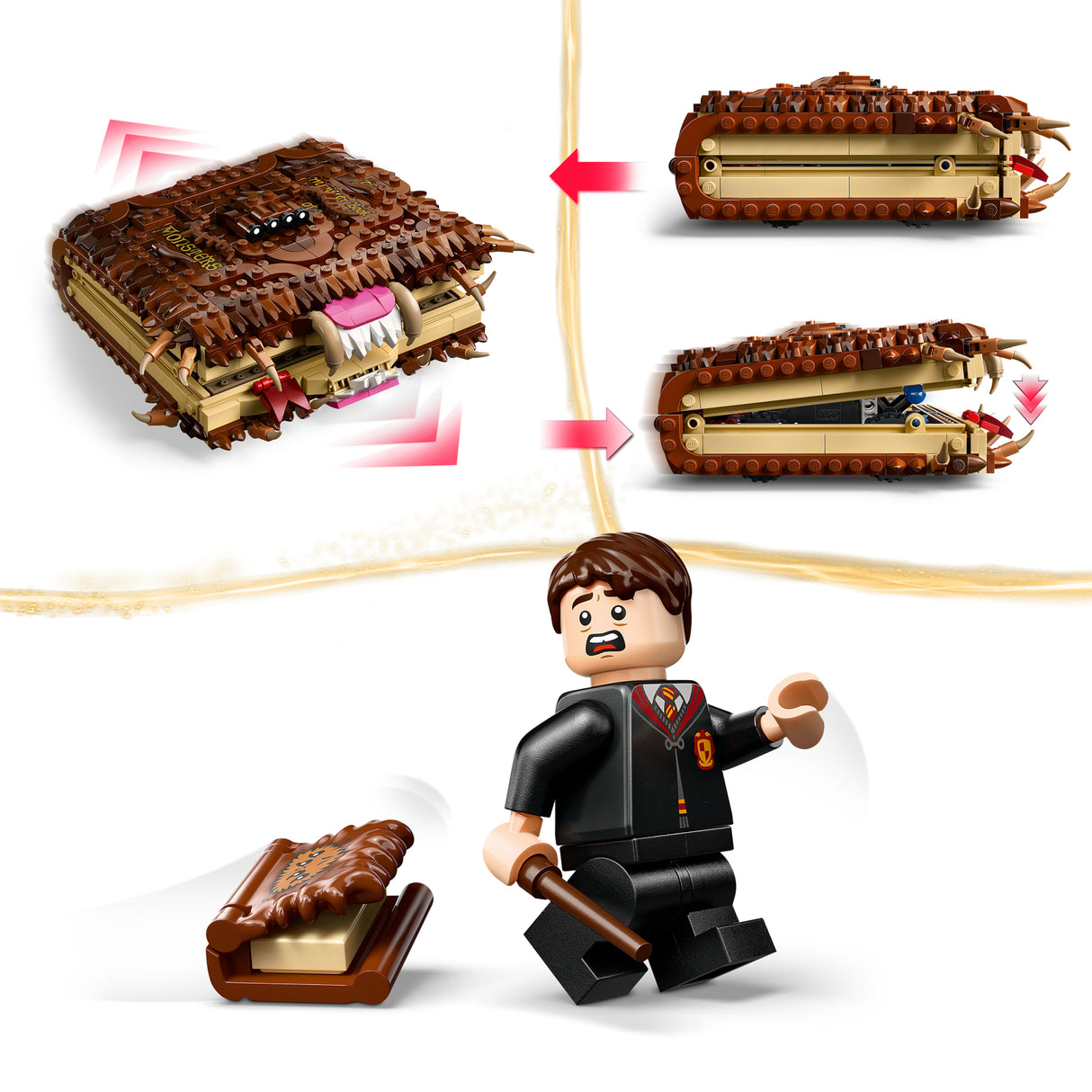 LEGO Harry Potter Chomping Monster Book of Monsters 76449L
