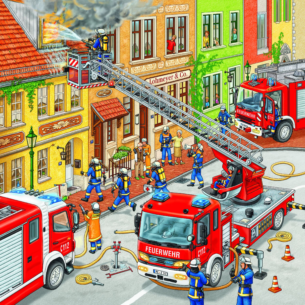 Ravensburger Puzzle 3x49 pc Fire Brigade Run 094011V