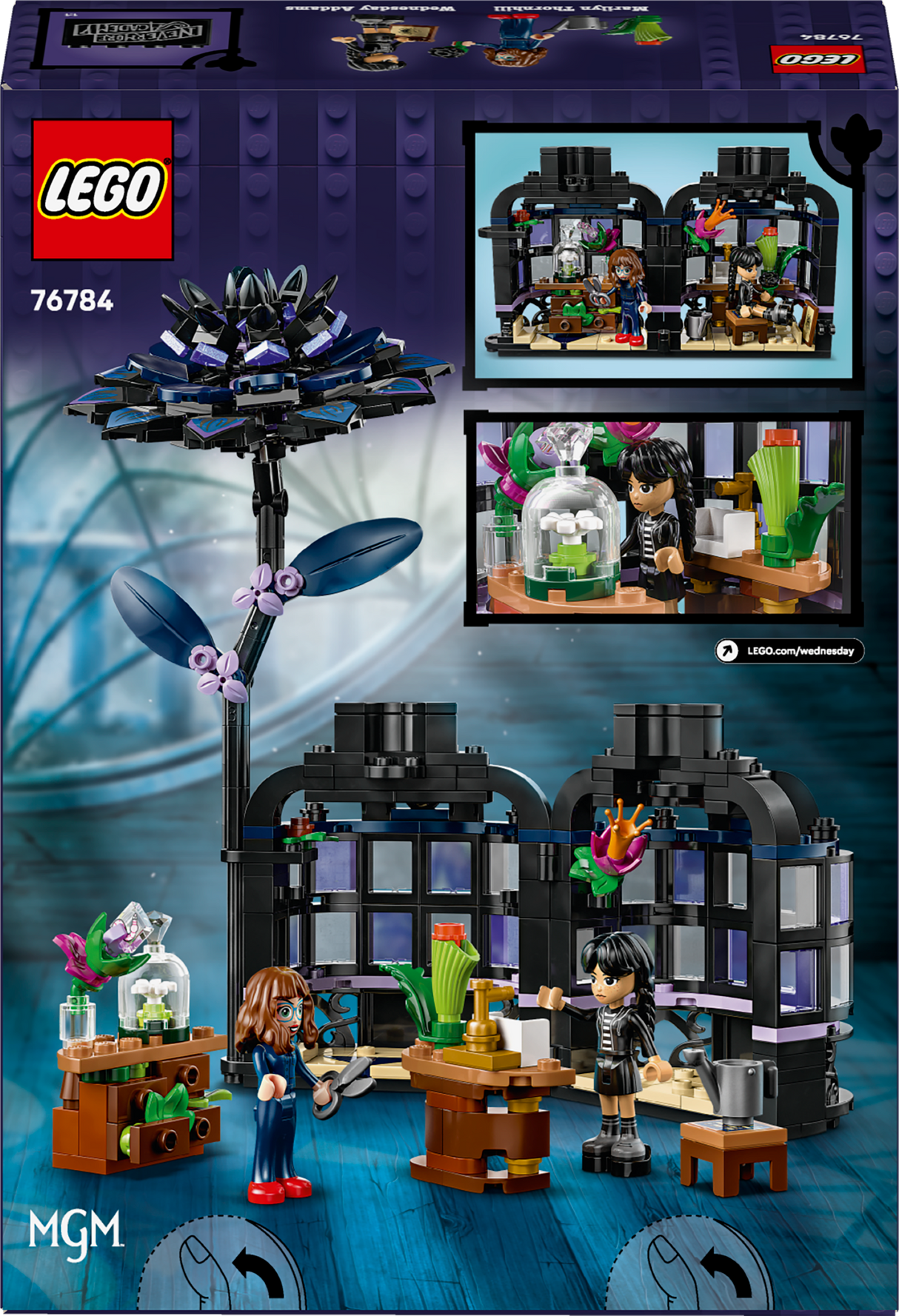 LEGO Wednesday Black Dahlia Flower 76784L