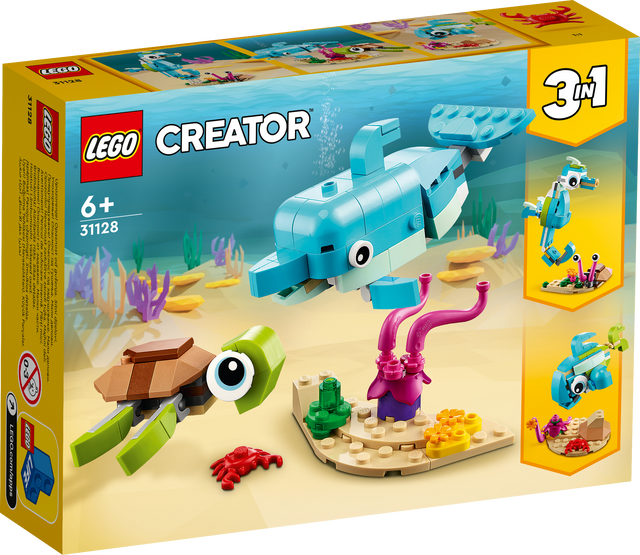 LEGO Creator  Dolphin and Turtle 31128L