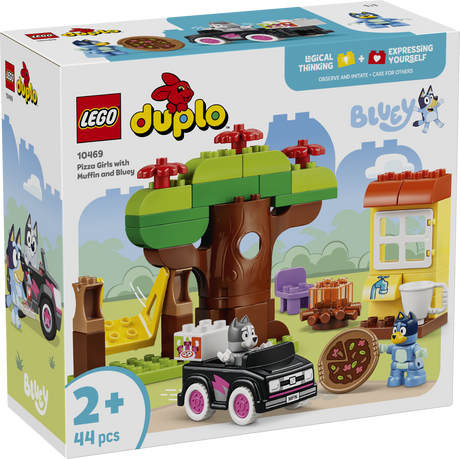 LEGO DUPLO Bluey Pizza Girls with Muffin and Bluey 10469L