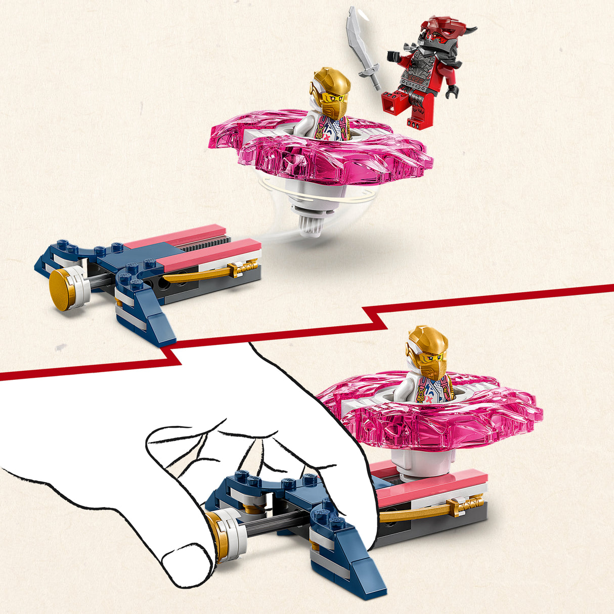 LEGO Ninjago Sora's Dragon Spinjitzu Spinner 71824L