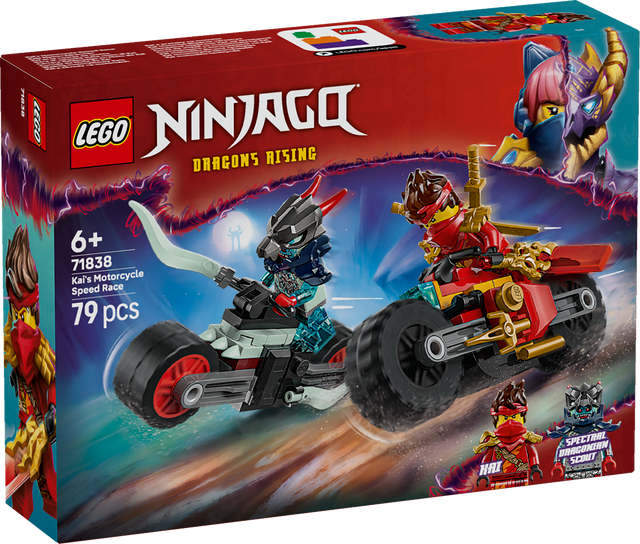 LEGO Ninjago Kai's Motorcycle Speed Race 71838L