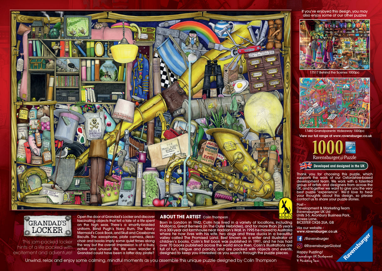 Ravensburger Puzzle 1000 pc Grandpa's Closet 174867V