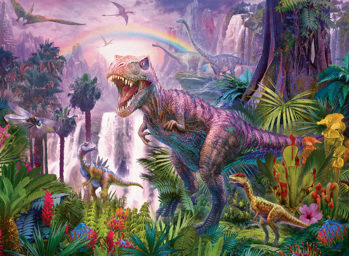 Ravensburger Puzzle 200 pc The King of Dinosaurs 128921V