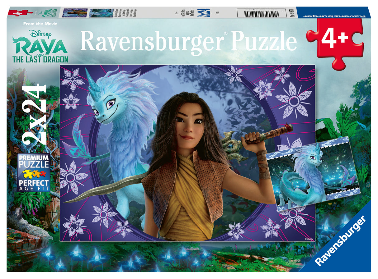 Ravensburger Puzzle 2x24 pc Raya and the Last Dragon 050970V